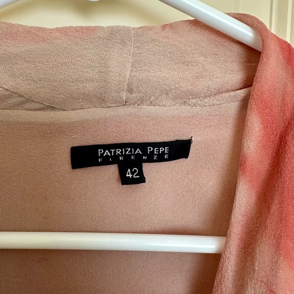 PATRIZIA PEPE cowl neck maxidress with racer back style - Picture 3 of 6